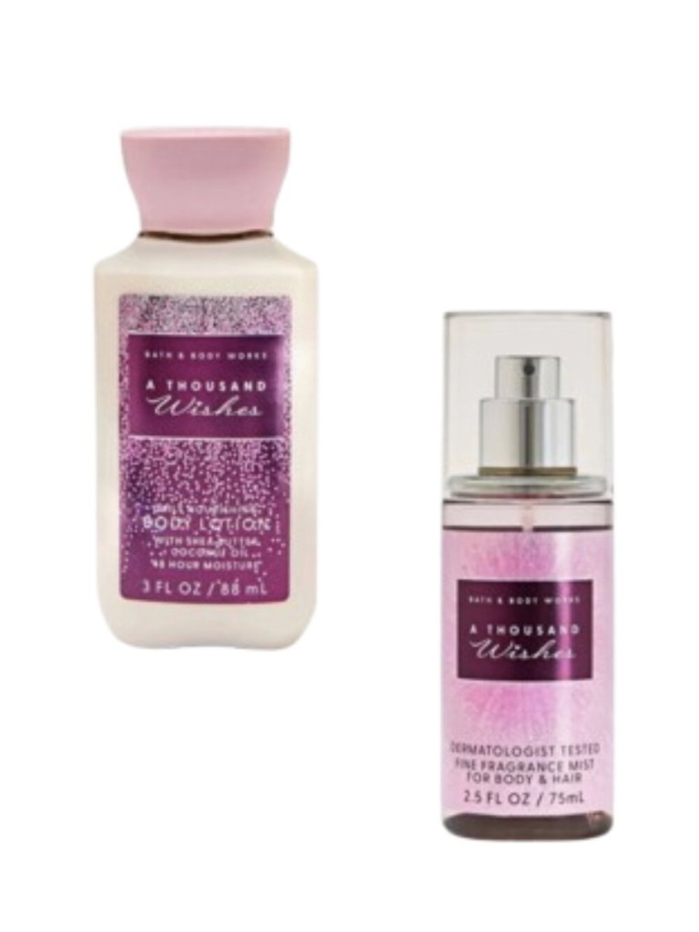 🌿Bath & Body Works Lotion & Fine Fragrance Mist - A Thousand Wishes🌿